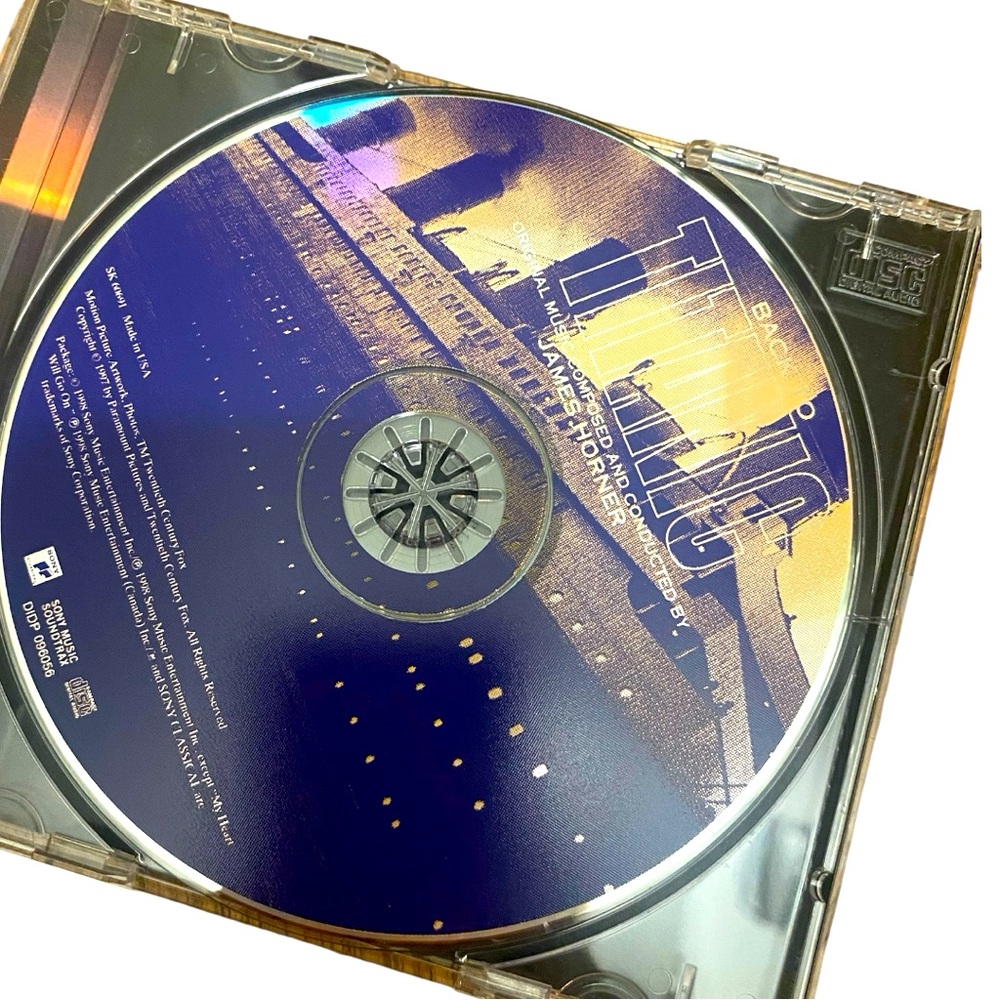 Back to Titanic Music CD with POSTER